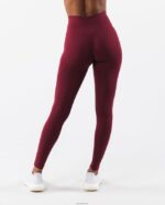 Clothing IE Alphalete Women Aura Legging Cran Red 2L4400375 - Image 4
