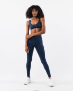Clothing IE Alphalete Women Aura Legging Ink Blue 2L4400384 - Image 2