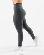 Clothing IE Alphalete Women Aura Legging Pewter Grey 2L4400397 - Image 3