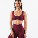 Clothing IE Alphalete Women Aura Sculpt Bra Cran Red 2L440029