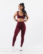 Clothing IE Alphalete Women Aura Sculpt Bra Cran Red 2L440029 - Image 3