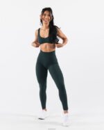 Clothing IE Alphalete Women Aura Sculpt Bra Cypress Green 2L440030 - Image 3