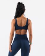 Clothing IE Alphalete Women Aura Sculpt Bra Ink Blue 2L440038 - Image 2