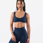 Clothing IE Alphalete Women Aura Sculpt Bra Ink Blue 2L440038