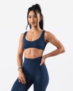 Clothing IE Alphalete Women Aura Sculpt Bra Ink Blue 2L440038 - Image 4