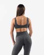 Clothing IE Alphalete Women Aura Sculpt Bra Pewter Grey 2L440052 - Image 2
