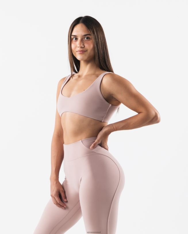 Clothing IE Alphalete Women Aura Sculpt Bra Porcelain Brown 2L440046 - Image 4