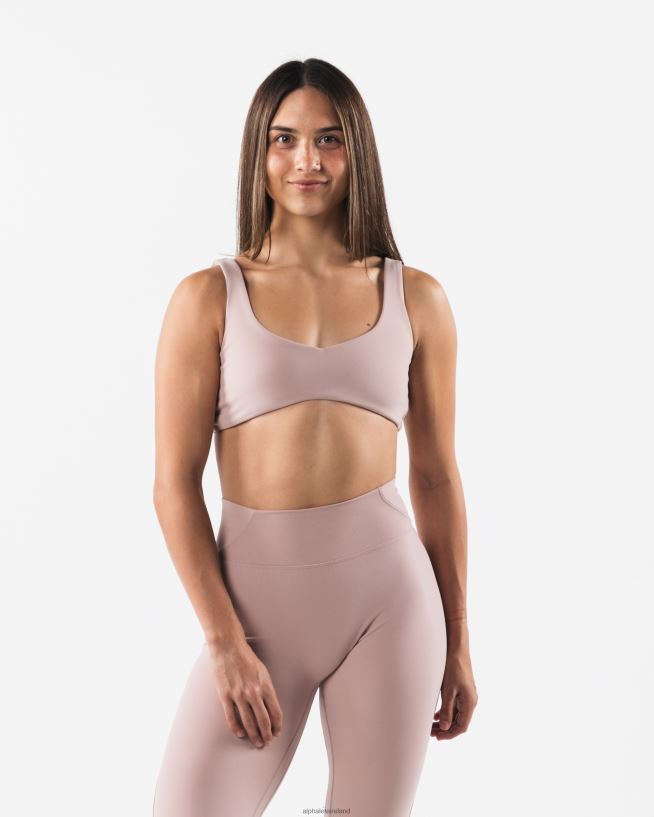 Clothing IE Alphalete Women Aura Sculpt Bra Porcelain Brown 2L440046 - Image 1