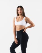 Clothing IE Alphalete Women Aura Sculpt Bra White 2L440043 - Image 4