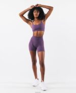 Clothing IE Alphalete Women Aura Short 5" Aster Purple 2L4400300 - Image 2