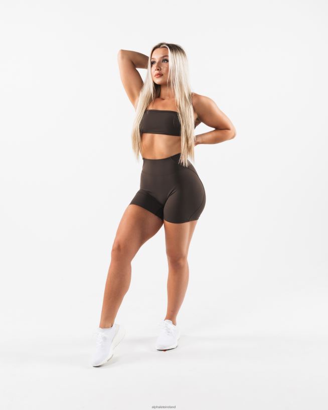 Clothing IE Alphalete Women Aura Short 5" Cashmere Brown 2L4400310 - Image 2