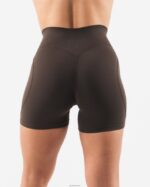 Clothing IE Alphalete Women Aura Short 5" Cashmere Brown 2L4400310 - Image 5