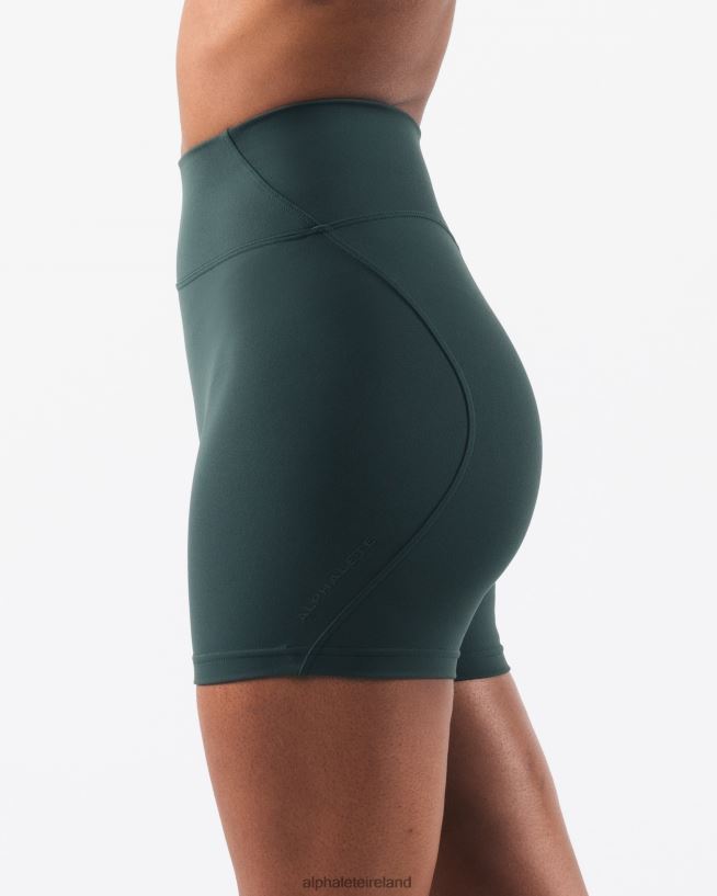 Clothing IE Alphalete Women Aura Short 5" Cypress Green 2L4400299 - Image 3