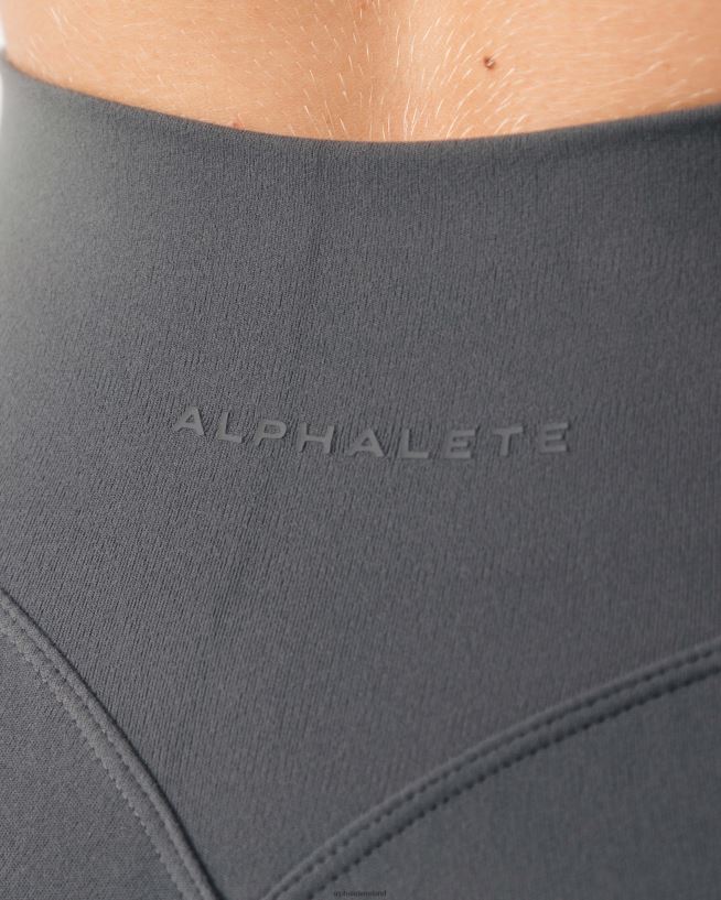 Clothing IE Alphalete Women Aura Short 5" Pewter Grey 2L4400309 - Image 6
