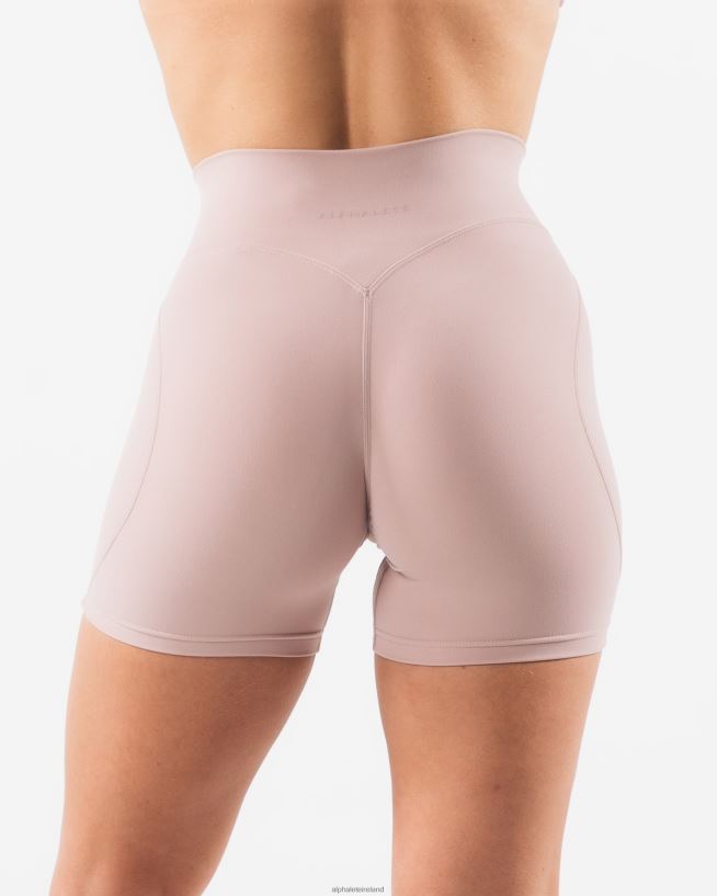 Clothing IE Alphalete Women Aura Short 5" Porcelain Brown 2L4400307 - Image 5