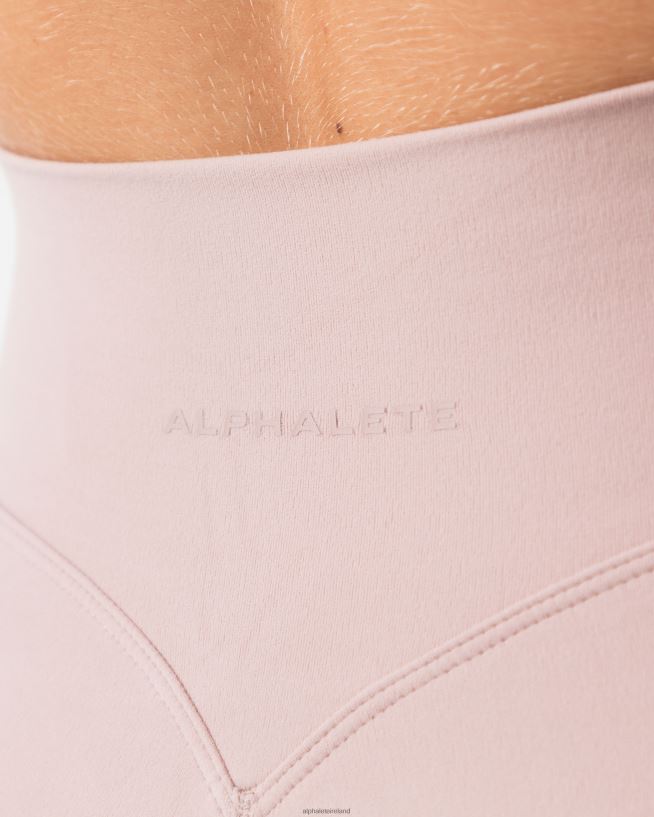 Clothing IE Alphalete Women Aura Short 5" Porcelain Brown 2L4400307 - Image 6