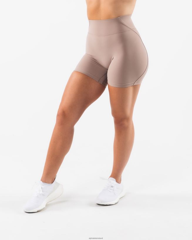 Clothing IE Alphalete Women Aura Short 5" Sand Brown 2L4400308 - Image 3