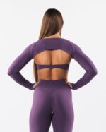 Clothing IE Alphalete Women Aura Shrug LS Aster Purple 2L4400242 - Image 4
