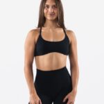 Clothing IE Alphalete Women Aura Strappy Bra Black 2L440057