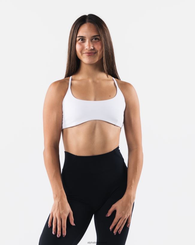 clothing_ie_alphalete_women_aura_strappy_bra_white_2l440042.jpg Clothing IE Alphalete Women Aura Strappy Bra White 2L440042 - Image 1