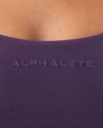 Clothing IE Alphalete Women Aura Strappy Longline Bra Aster Purple 2L440034 - Image 5