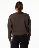 Clothing IE Alphalete Women Classic Crew Fudge Brown 2L4400290 - Image 3