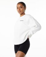Clothing IE Alphalete Women Classic Crew White 2L4400287 - Image 3