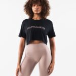 Clothing IE Alphalete Women Core Airtech SS Crop Black 2L4400210