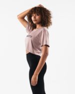 Clothing IE Alphalete Women Core Airtech SS Crop Porcelain Brown 2L4400205 - Image 3