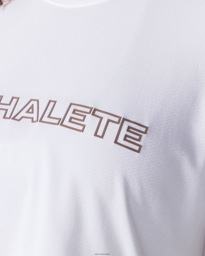 Clothing IE Alphalete Women Core Airtech SS Crop White 2L4400202 - Image 5
