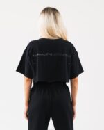 Clothing IE Alphalete Women Origin Crop Black 2L4400192 - Image 4