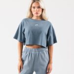 Clothing IE Alphalete Women Origin Crop Glacier Blue 2L4400189