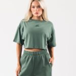Clothing IE Alphalete Women Origin Crop Sage Green 2L4400190