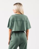 Clothing IE Alphalete Women Origin Crop Sage Green 2L4400190 - Image 4