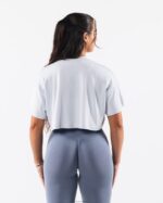 Clothing IE Alphalete Women Republic Crop Tee Halogen Blue 2L4400194 - Image 4