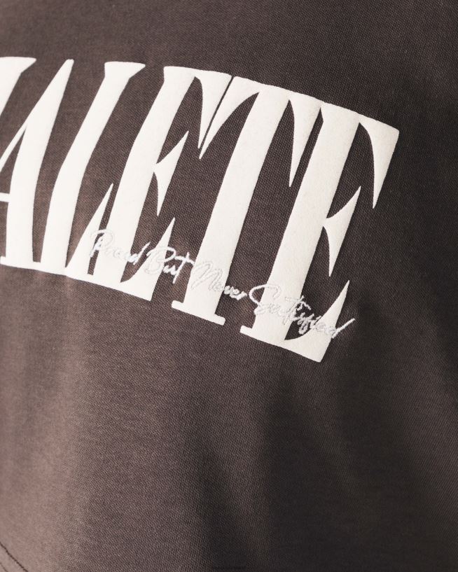 Clothing IE Alphalete Women Republic Crop Tee Turkish Coffee Brown 2L4400200 - Image 5