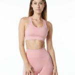 Clothing IE Alphalete Women Revival Bra Blossom Pink 2L4400131