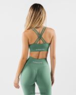Clothing IE Alphalete Women Revival Bra Jade Green 2L440071 - Image 2