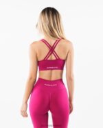Clothing IE Alphalete Women Revival Bra Magenta Pink 2L440072 - Image 2