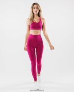 Clothing IE Alphalete Women Revival Bra Magenta Pink 2L440072 - Image 3