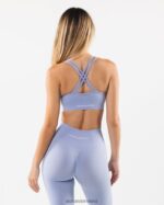 Clothing IE Alphalete Women Revival Bra Mystic Blue 2L440073 - Image 2