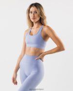 Clothing IE Alphalete Women Revival Bra Mystic Blue 2L440073 - Image 4