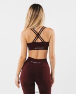 Clothing IE Alphalete Women Revival Bra Sangria Red 2L440075 - Image 2
