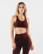 Clothing IE Alphalete Women Revival Bra Sangria Red 2L440075