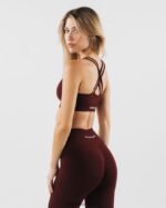 Clothing IE Alphalete Women Revival Bra Sangria Red 2L440075 - Image 5