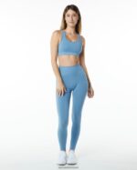 Clothing IE Alphalete Women Revival Bra Washed Denim Blue 2L4400127 - Image 4