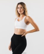 Clothing IE Alphalete Women Revival Bra White 2L440078 - Image 4