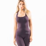 Clothing IE Alphalete Women Seamless Racerback Tank Dove Purple 2L4400163