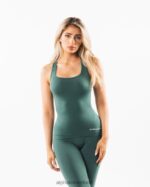 Clothing IE Alphalete Women Seamless Racerback Tank Sage Green 2L4400161