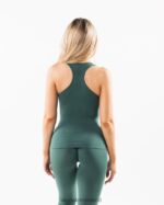 Clothing IE Alphalete Women Seamless Racerback Tank Sage Green 2L4400161 - Image 4